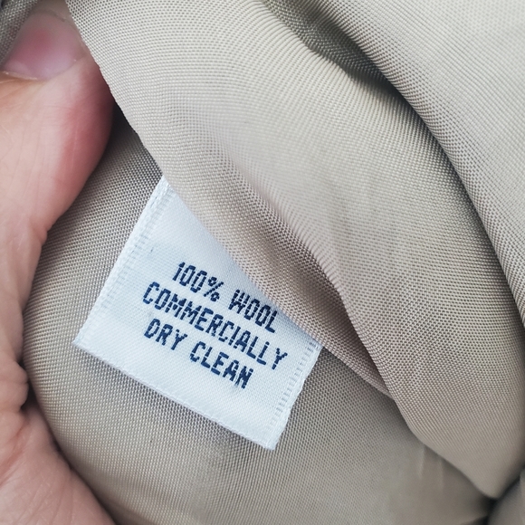 Vintage 100% wool Paola Riboni Brown Houndstooth blazer - Picture 8 of 14